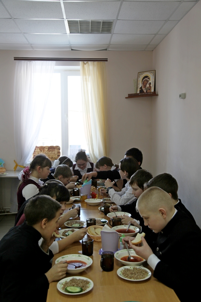 В трапезной