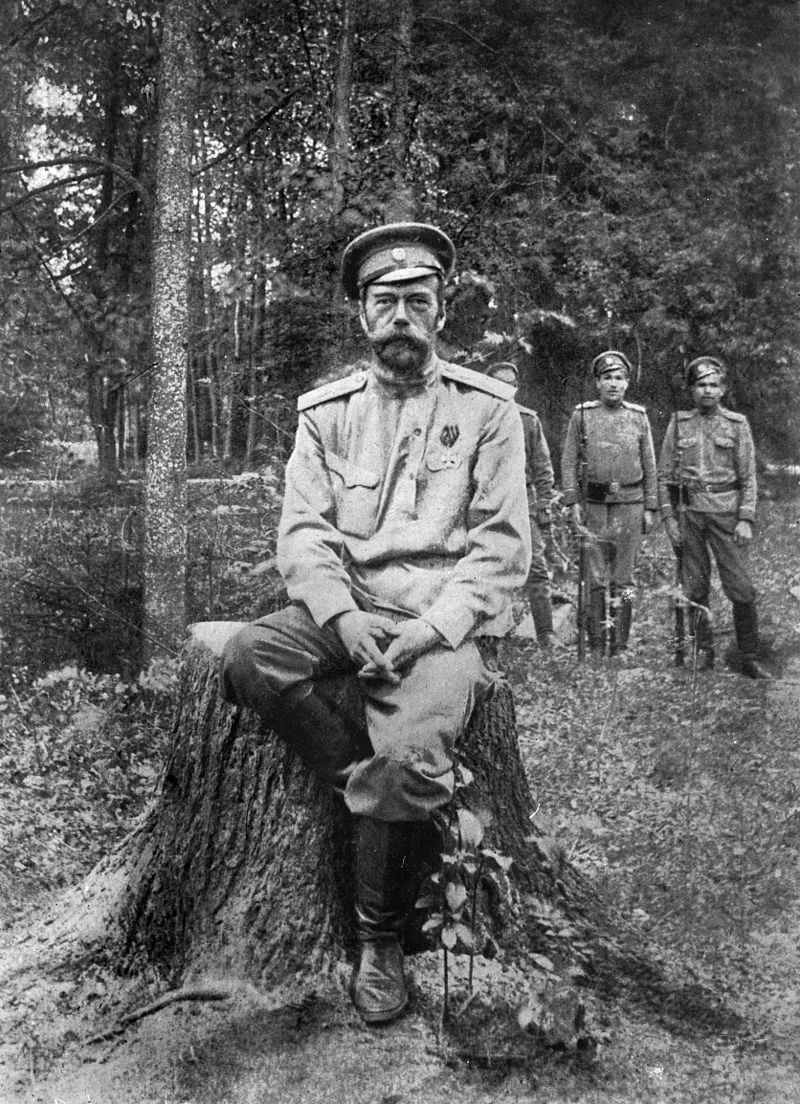 Николай ІІ после отречения. Март 1917 года