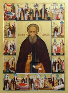Икона прп. Сергия из Свято-Троицкого собора Саратова
