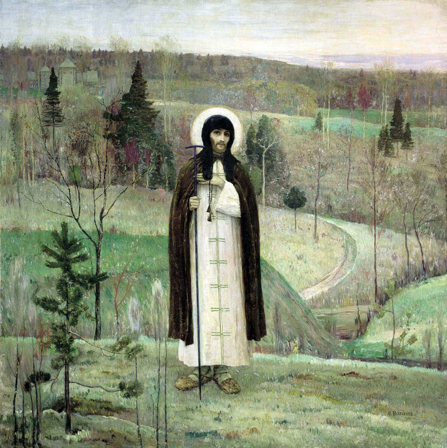 М.В. Нестеров. Преподобный Сергий Радонежский