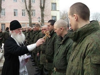 Пасха в военной части