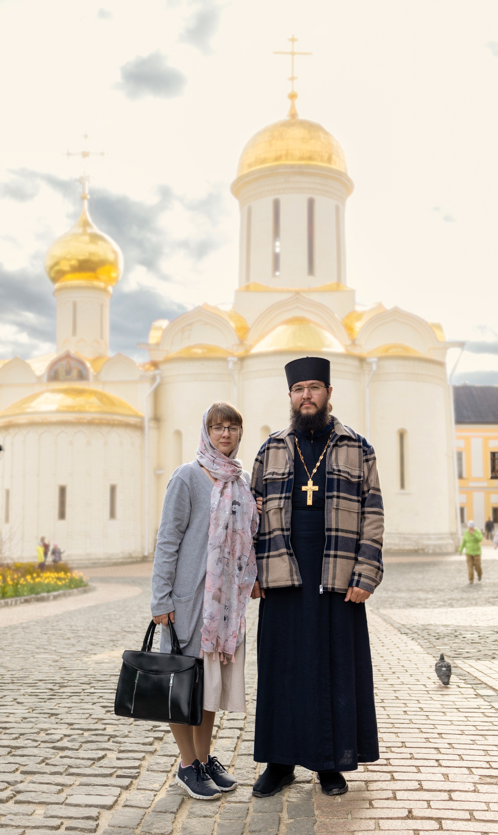 Отец Кирилл с супругой
