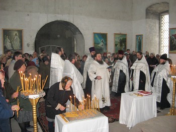 Панихида по рабу Божиему Симеону. 2008 год