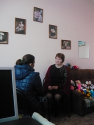Ирина Малюченко на консультации