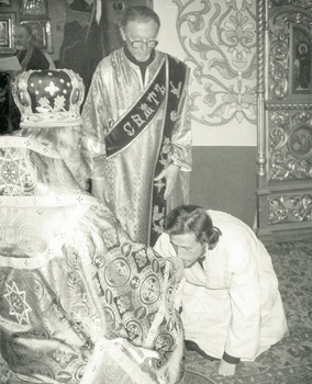 24 апреля 1988 года. Диаконскую хиротонию Михаила Беликова совершает владыка Пимен (Хмелевской) 24 апреля 1988 года. Диаконскую хиротонию Михаила Беликова совершает владыка Пимен (Хмелевской)