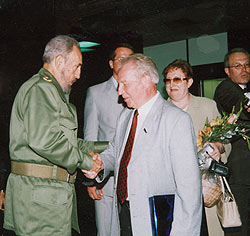 Встреча с Фиделем Кастро. 2005 год, Гавана Встреча с Фиделем Кастро. 2005 год, Гавана