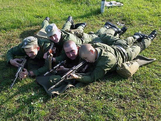 На стрельбах