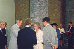 С бельгийской королевой Фабиолой. Бельгия, 1998 год