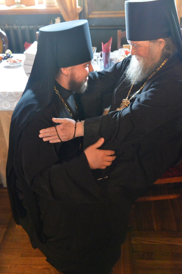С духовником, архимандритом Венедиктом