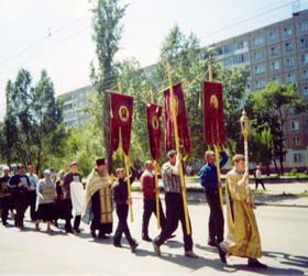 Крестный ход в Энгельсе, посвященный памяти святых равноапостольных Кирилла и Мефодия