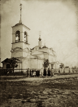 Спасо-Преображенский храм села Пристанного в начале XX века