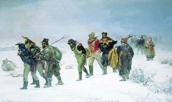 Прянишников И.М. Французы в 1812 году, плененные партизанами