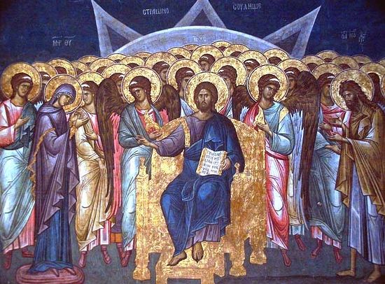 Страшный суд. Фреска монастыря Високи Дечани