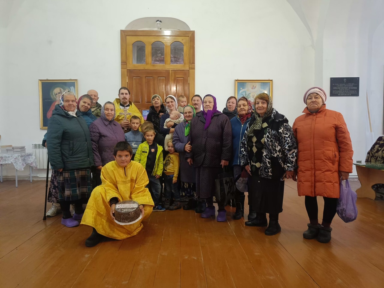 Приход храма в Оркино и именинник Матвей