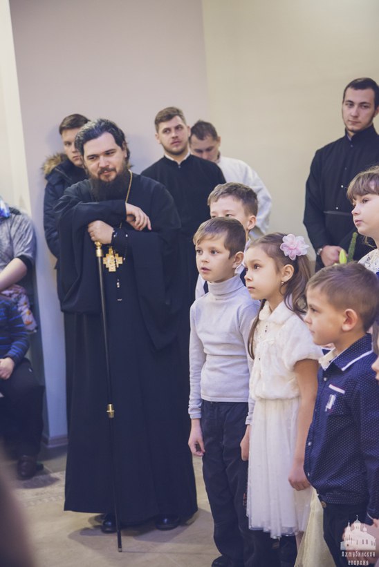Рождественское поздравление учеников воскресной школы, Ахтубинск, январь 2018 г. 