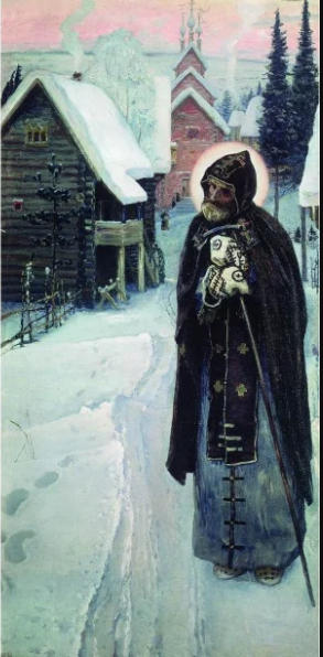 М.В. Нестеров. "Труды преподобного Сергия"