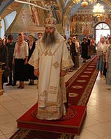 В храме, где находится самая почитаемая святыня епархии, совершено Архиерейское богослужение