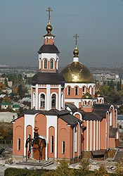 Храм в честь Смоленской иконы Божией Матери «Одигитрия» саратовского Свято-Алексиевского женского монастыря