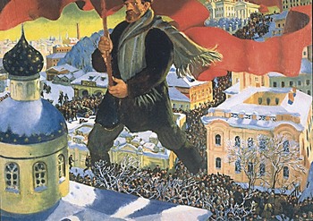 Борис Кустодиев. Большевик (1920)