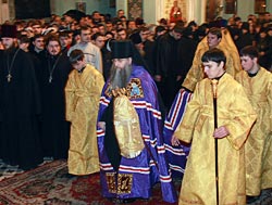 Чин прощения в Духосошественском кафедральном соборе