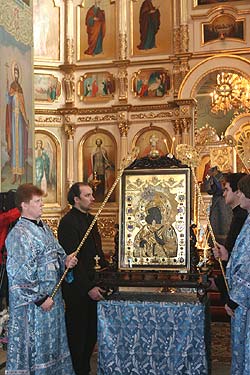В Саратове находится чудотворная Феодоровская икона Божией Матери