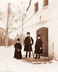 В.Надеждин, Федор и Софья Медемы. Зима 1917 года