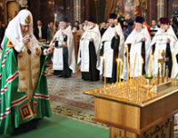 Панихида в храме Христа Спасителя