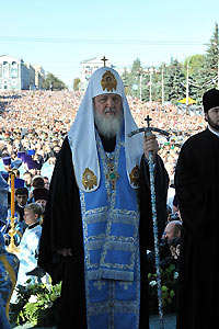Патриарший визит в Курскую епархию. Источник: http://www.patriarchia.ru