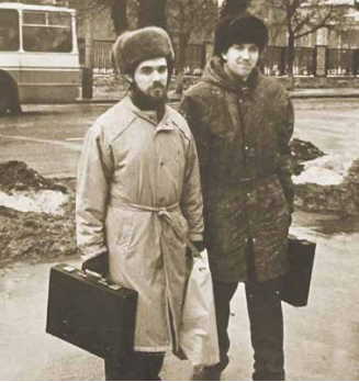 Александр Яковлев и Валерий Теплов, 1993 год