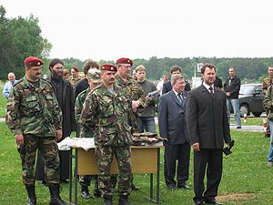 На учениях спецназа