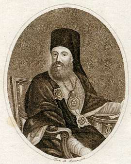 Архиепископ Никифор (Феотоки). Гравюра конца XVIII века.