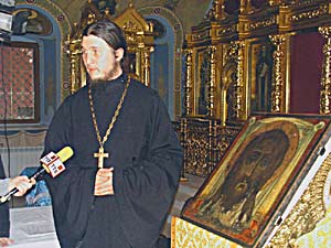Завершена реставрация нижнего Успенского храма Свято-Троицкого собора и его древнейшей святыни — иконы Спаса Нерукотворного