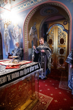Литургия Преждеосвященных Даров в Свято-Троицком кафедральном соборе Саратова
