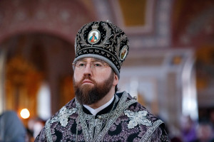 Литургия Преждеосвященных Даров в Свято-Троицком кафедральном соборе Саратова