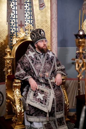 Литургия Преждеосвященных Даров в Свято-Троицком кафедральном соборе Саратова