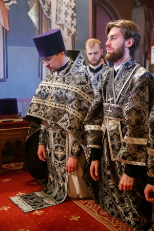 Литургия Преждеосвященных Даров в Свято-Троицком кафедральном соборе Саратова