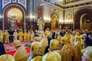 Митрополит Игнатий принял участие в Божественной литургии и торжествах в день тезоименитства Святейшего Патриарха Кирилла