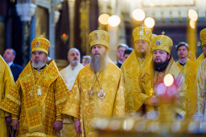 Митрополит Игнатий принял участие в Божественной литургии и торжествах в день тезоименитства Святейшего Патриарха Кирилла