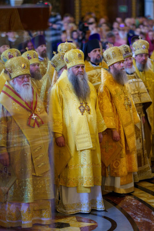 Митрополит Игнатий принял участие в Божественной литургии и торжествах в день тезоименитства Святейшего Патриарха Кирилла