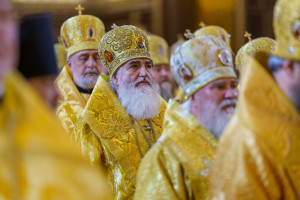 Митрополит Игнатий принял участие в Божественной литургии и торжествах в день тезоименитства Святейшего Патриарха Кирилла