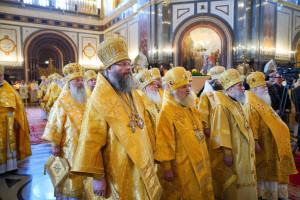 Митрополит Игнатий принял участие в Божественной литургии и торжествах в день тезоименитства Святейшего Патриарха Кирилла