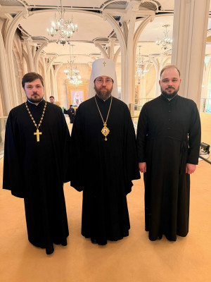 Митрополит Игнатий принял участие в Божественной литургии и торжествах в день тезоименитства Святейшего Патриарха Кирилла