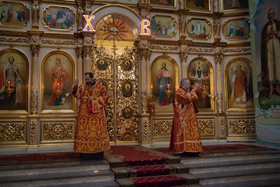 Митрополит Игнатий совершил всенощное бдение в Покровском соборе г. Саратова
