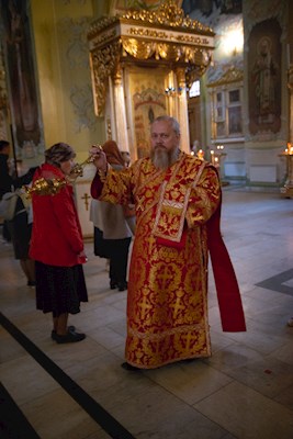 Митрополит Игнатий совершил всенощное бдение в Покровском соборе г. Саратова