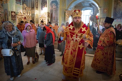 Митрополит Игнатий совершил всенощное бдение в Покровском соборе г. Саратова