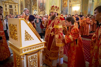 Митрополит Игнатий совершил всенощное бдение в Покровском соборе г. Саратова