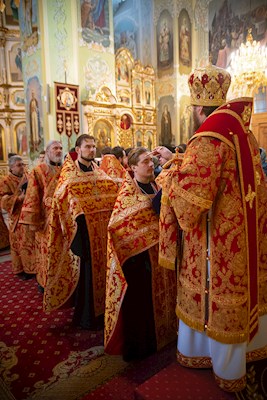 Митрополит Игнатий совершил всенощное бдение в Покровском соборе г. Саратова