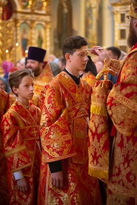 Митрополит Игнатий совершил всенощное бдение в Покровском соборе г. Саратова