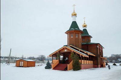 Освящение купели в Сретенском храме Саратова