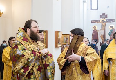 Молитва заамвонная. Свято-Алексиевский женский монастырь г.Саратова (25.02.2021)